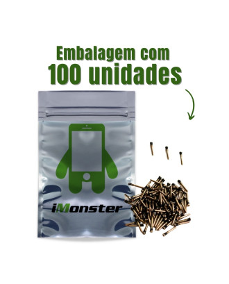 Parafuso compatível com iPhone XR dourado